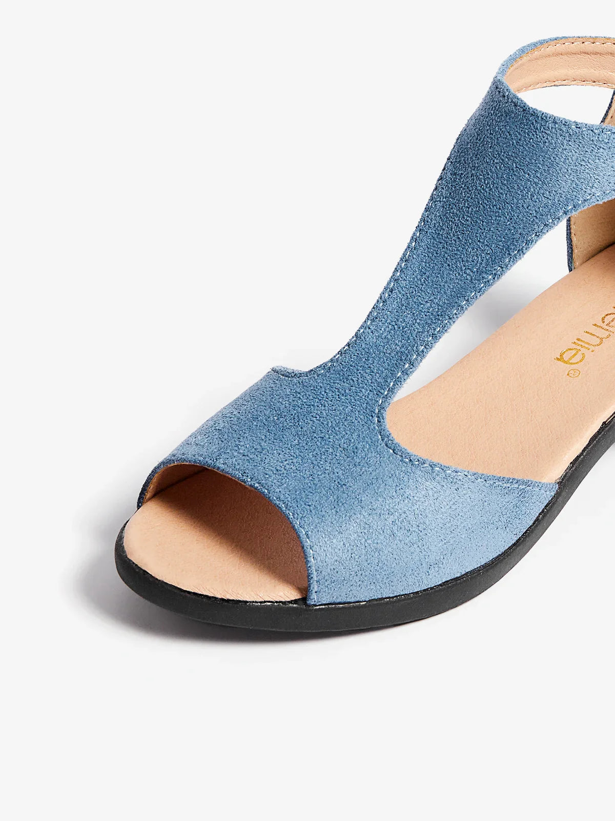 Daniela - Sandales découpées à talons hauts et confortables avec fermeture éclair au dos