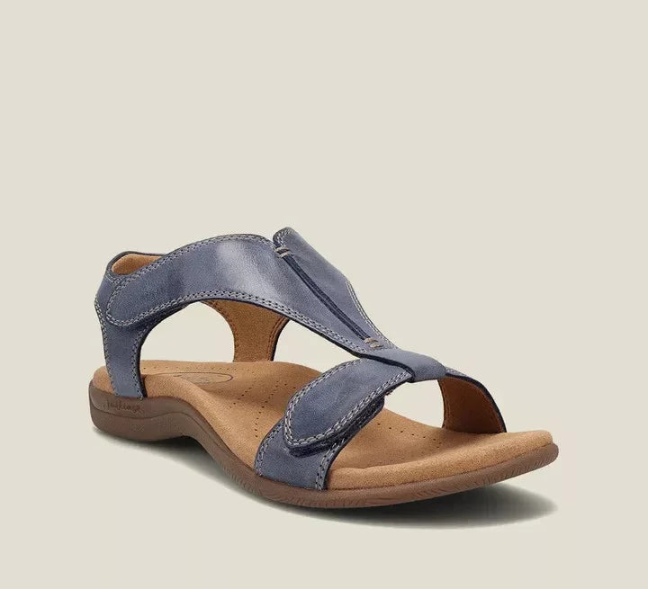 Bellevo | Sandal Orthopédique de Luxe avec Design à Brides en T et Soutien de la Voûte Plantaire - Confort Absolu pour Soulager la Fasciite Plantaire