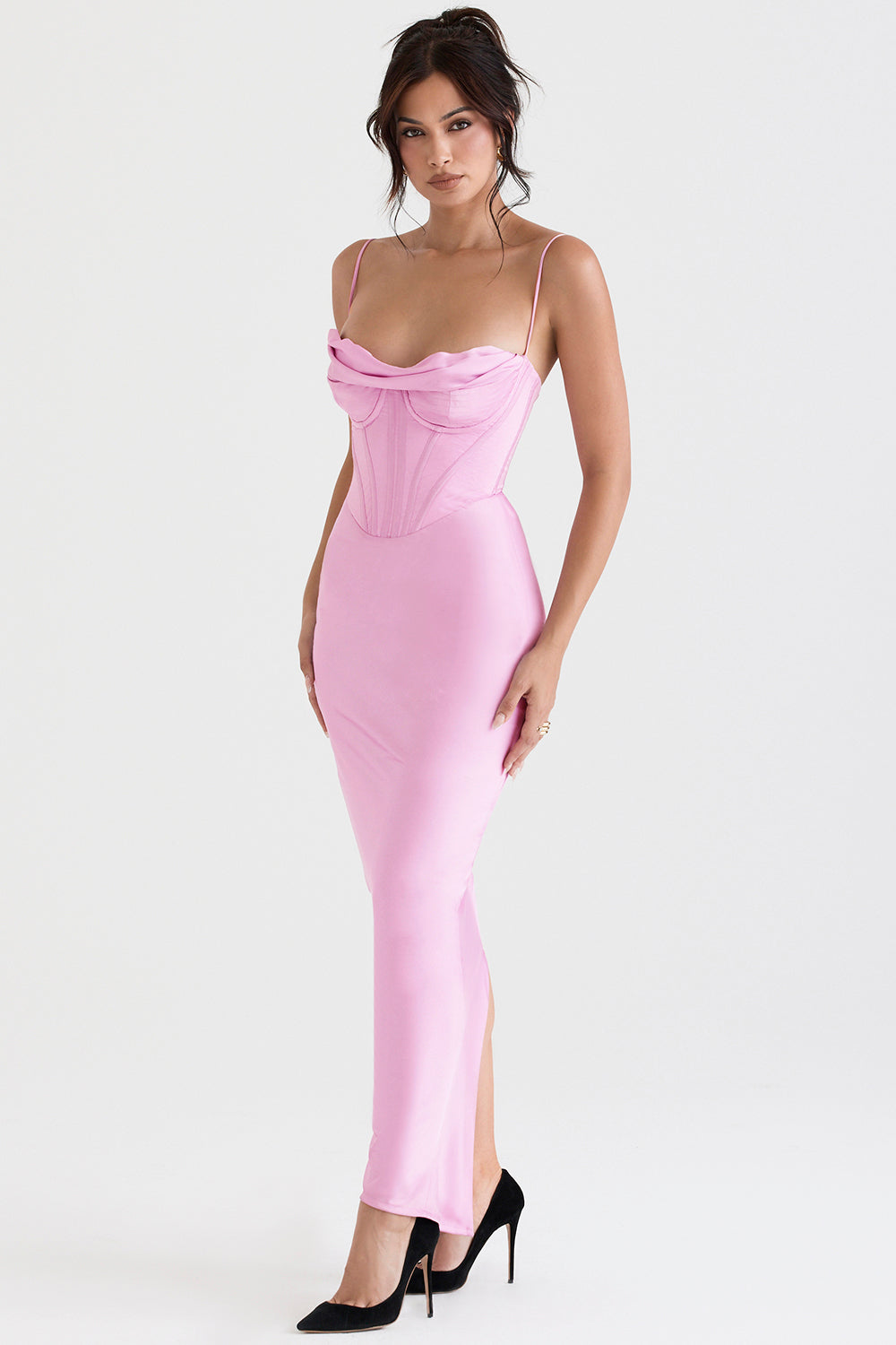 Sophia - Robe longue corset élégante