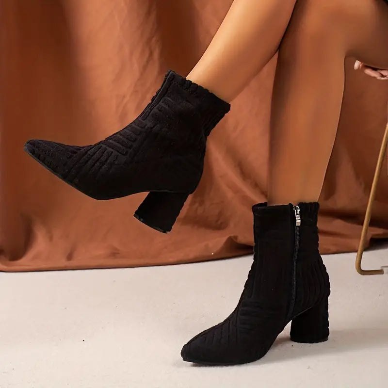 Munire | Bottes élégantes à talon block pour femmes
