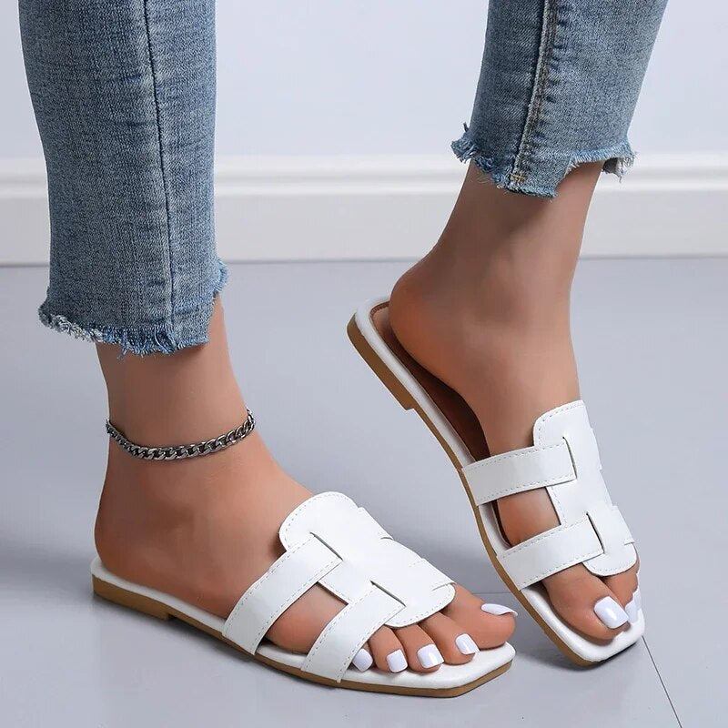 Lysandra | Sandales Plates avec Semelles Souples et Élégantes pour Femmes