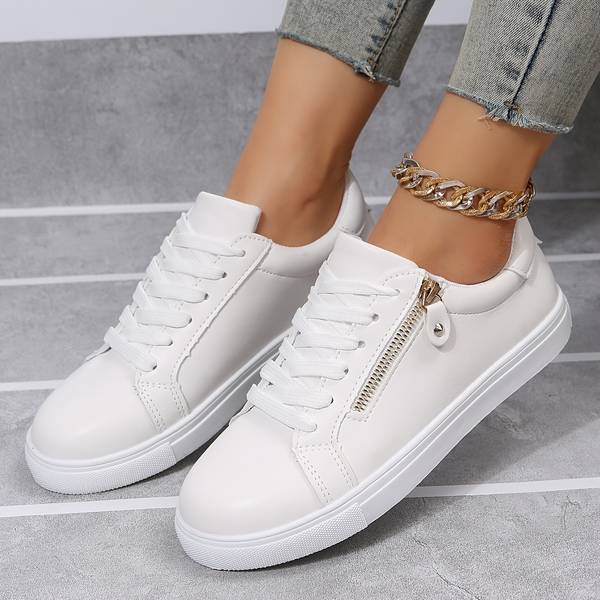 Evie | Chaussures en cuir élégantes avec fermeture à nœud chic