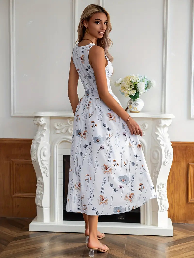 Ariane | Robe Élégante avec Motifs Variés et Tissu de Haute Qualité pour Femmes