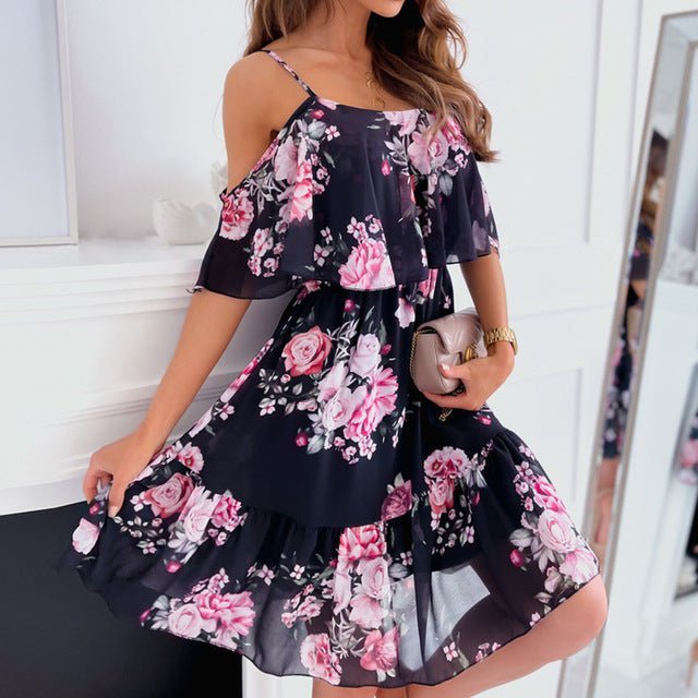 Bellevo | Robe Élégante avec Imprimé Floral