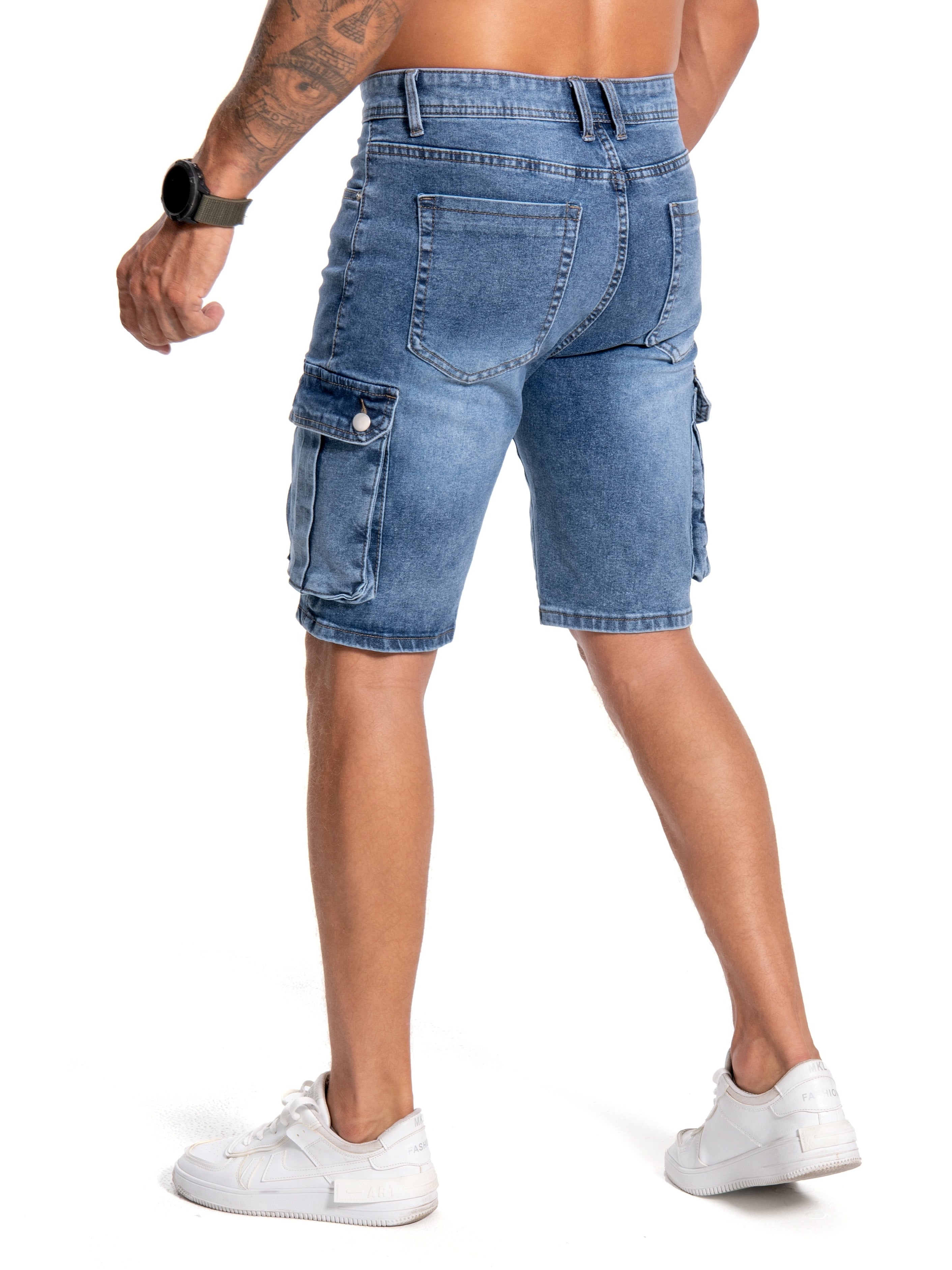 Casper - Short en jean pour homme : style et fonctionnalité