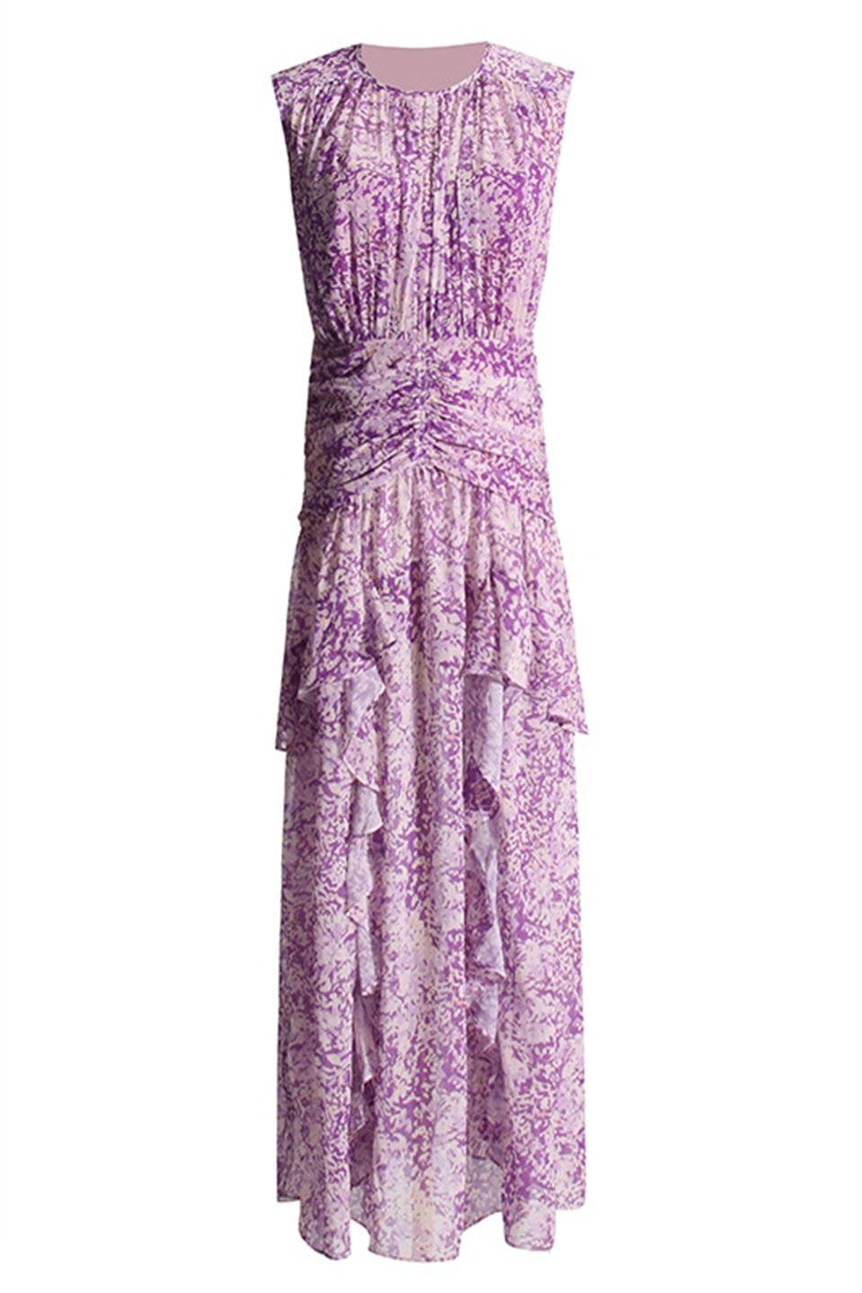 Isadora | Robe Plissée avec Motifs Floraux et Silhouette Élégante pour Femmes