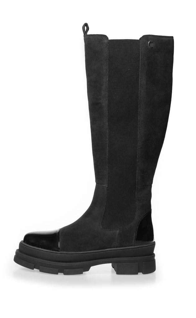 Yehudit | Bottes en cuir genoux élégantes pour femmes