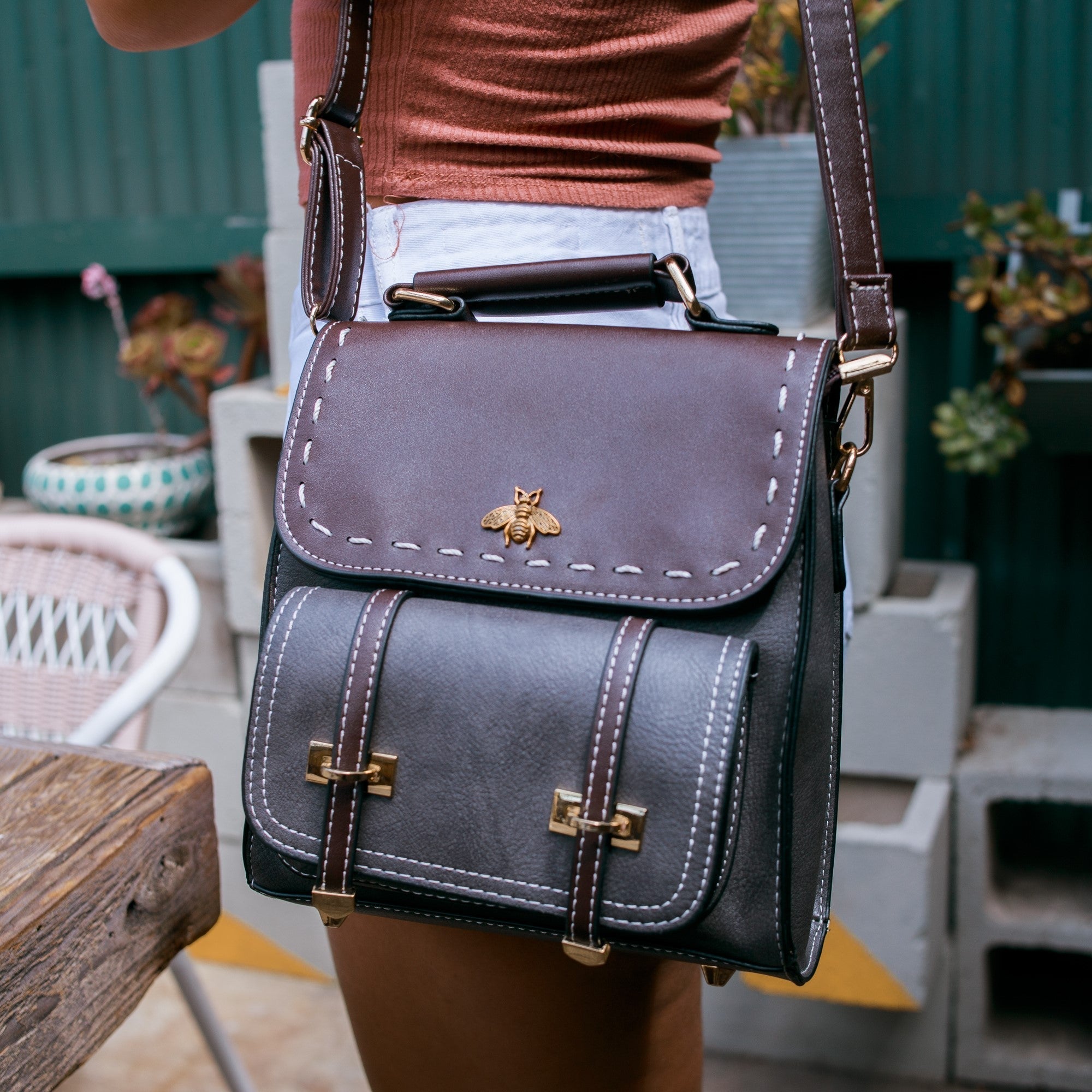 Bellevo | Vintage-Inspired Vegan Leather Backpack – Stylish, Spacious, and Versatile for Everyday Use