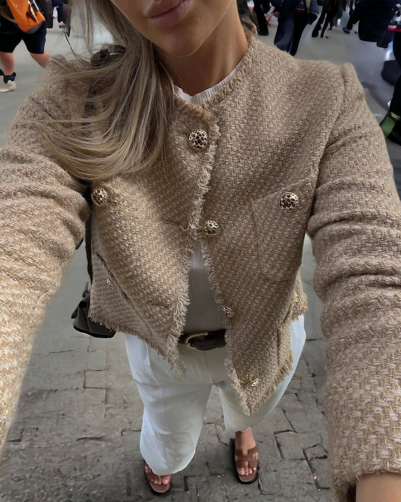 Bellevo | Veste en Tweed Courte