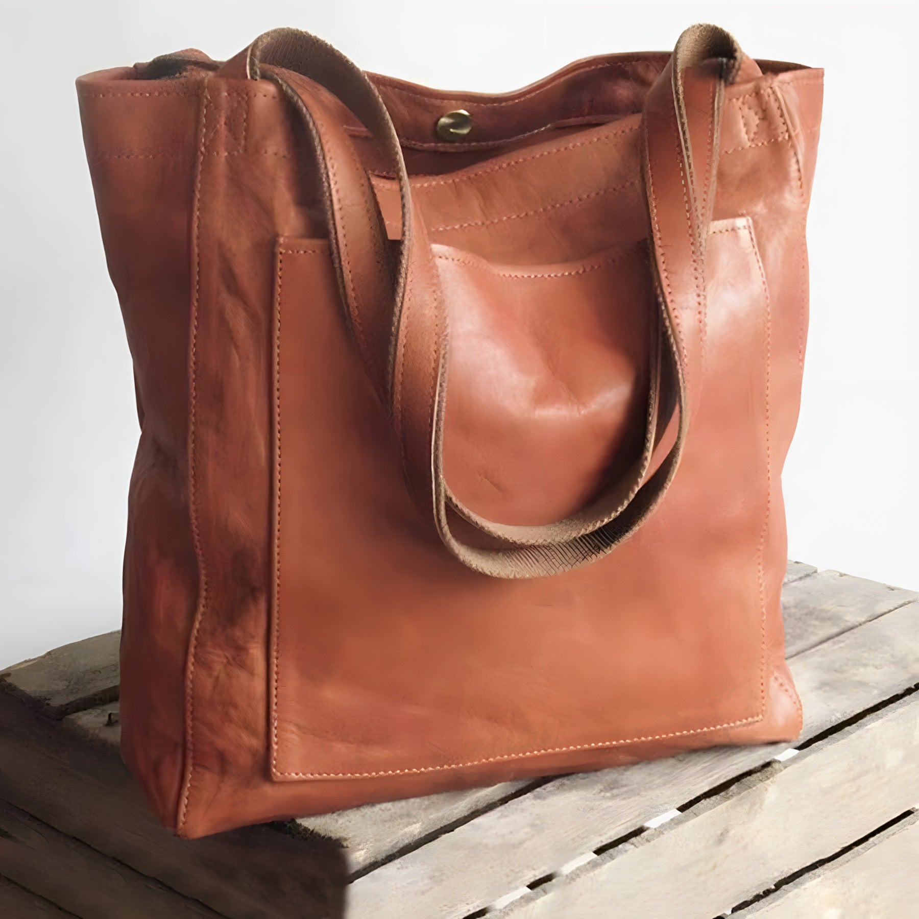 Bellevo Francine Sac en cuir vintage