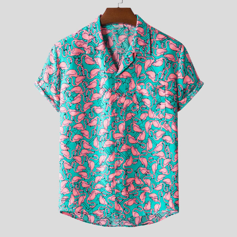 Tropicalia | Chemise avec Tissu Respirant et Design Élégant pour Hommes