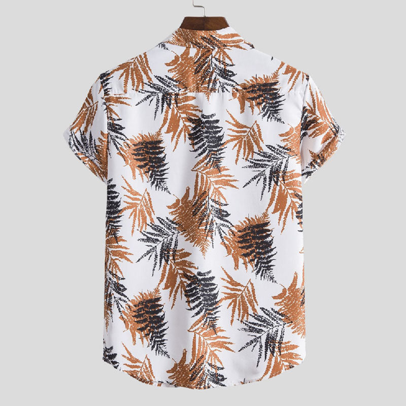 Victor | Chemise à manches courtes avec Design Floral Tendance et Confort Optimal pour Hommes