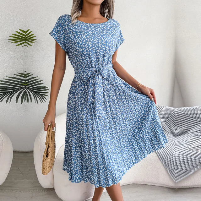 Alya | Robe d'été avec Tissus de Haute Qualité et Motifs Variés pour Femmes