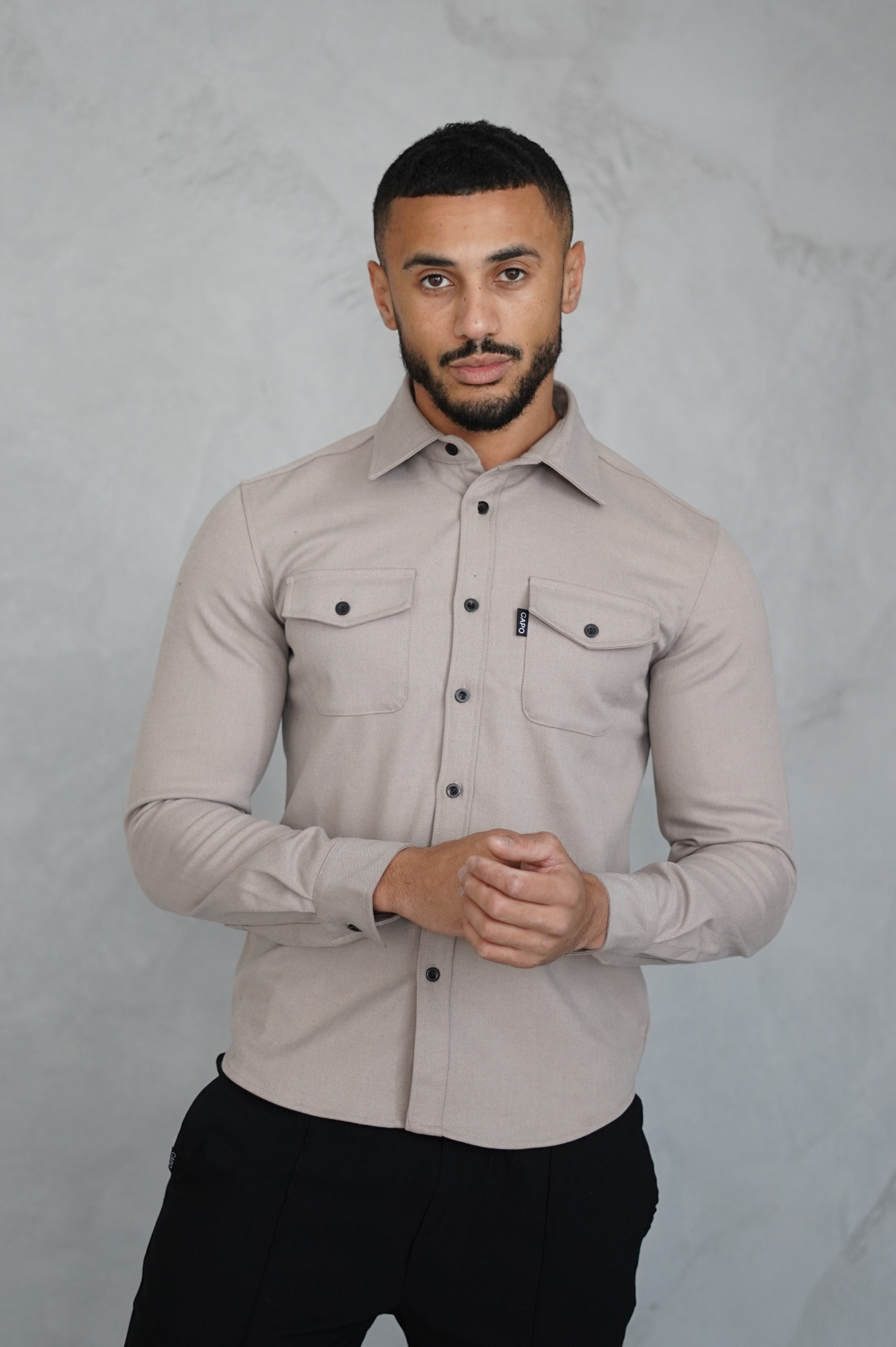 Bellevo | Chemise Bellevo à Manches Longues avec Poches Poitrine et Poignets Boutonnés