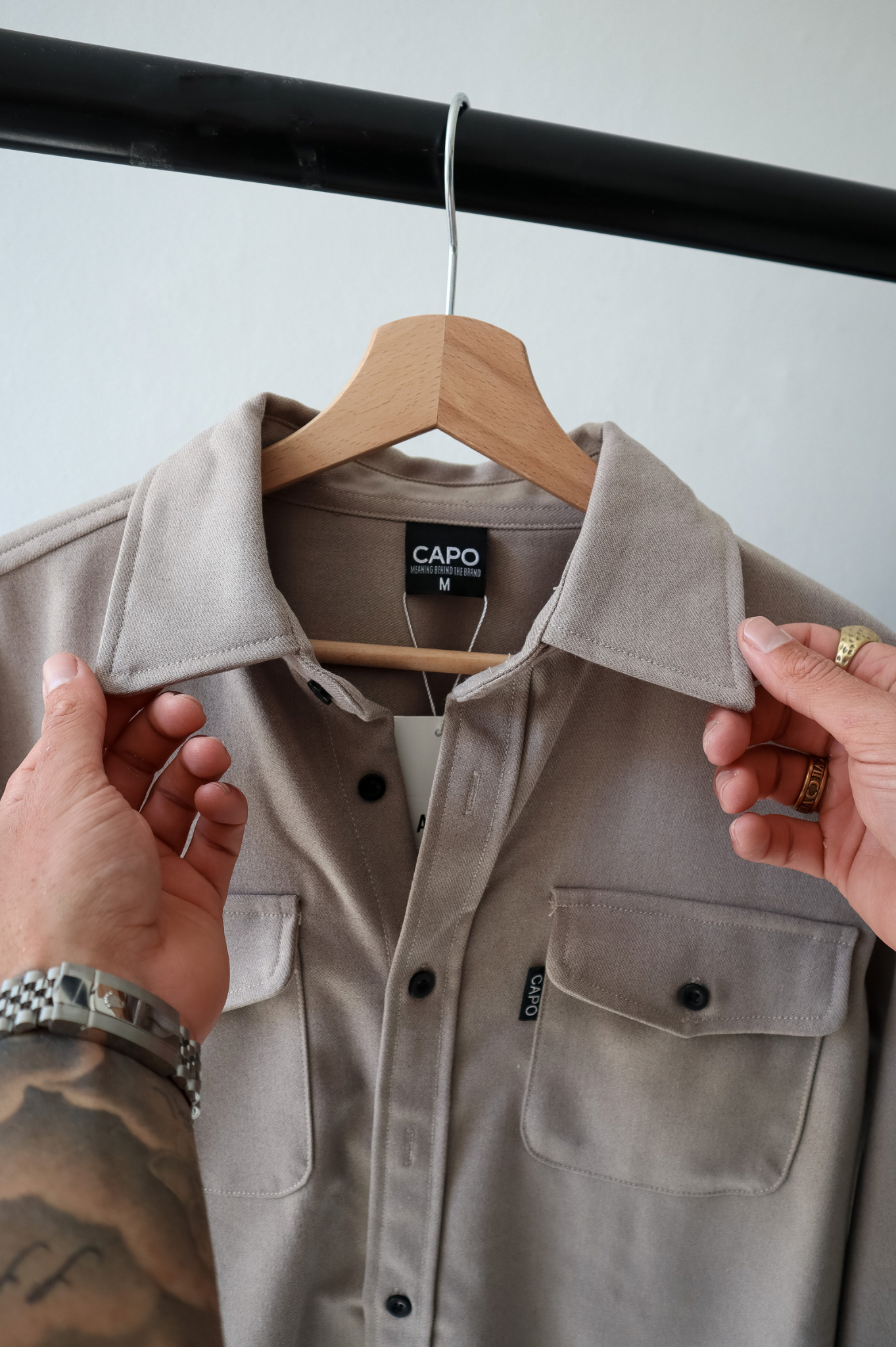 Bellevo | Chemise Bellevo à Manches Longues avec Poches Poitrine et Poignets Boutonnés