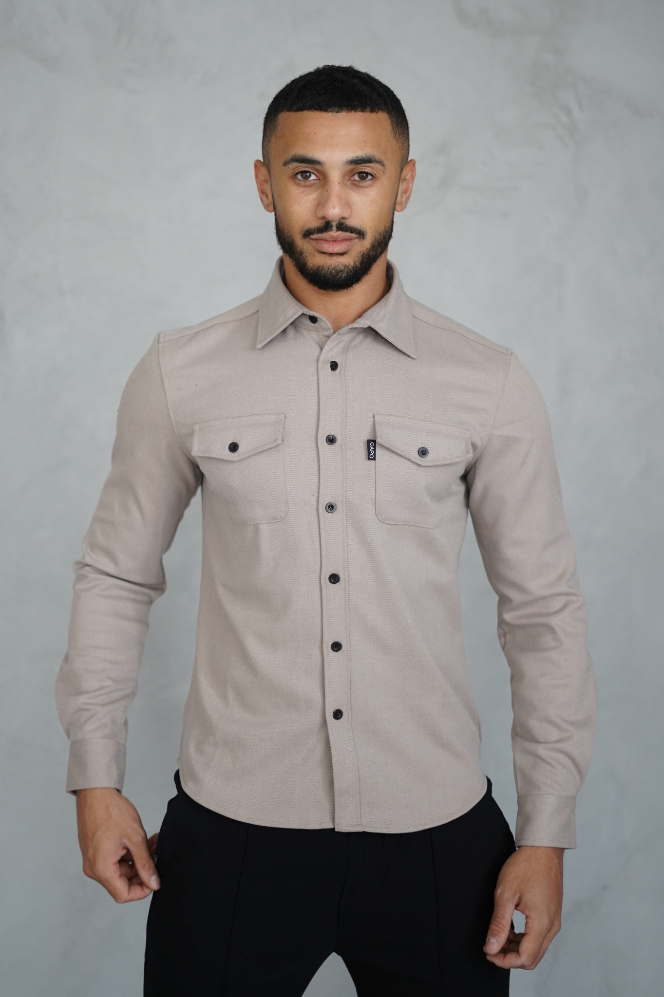 Bellevo | Chemise Bellevo à Manches Longues avec Poches Poitrine et Poignets Boutonnés