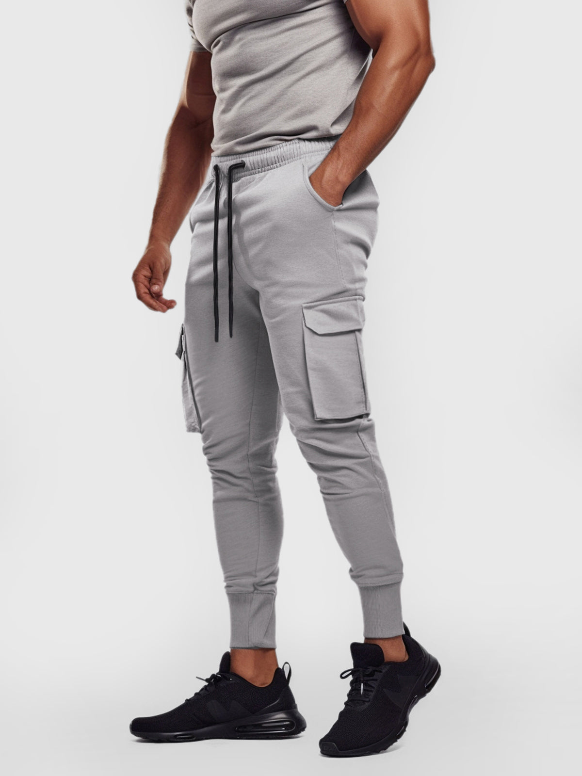 Axel | Jogging Cargo avec Tissu Élastique et Poches Pratiques pour Hommes