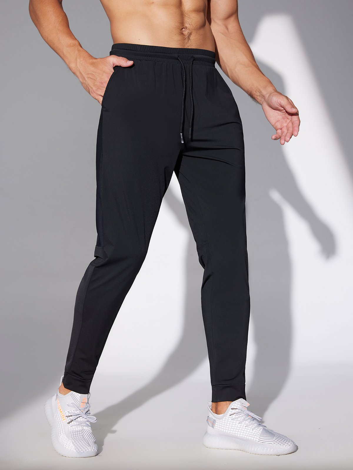 Auréole | Pantalon de jogging avec Tissu Ultra-Stretch et Évacuation d'Humidité pour Tous les Sports