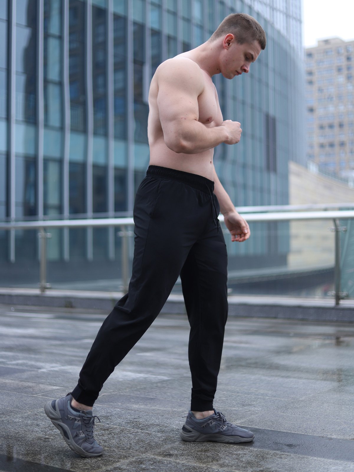 Aurélien | Pantalon d'entraînement léger et respirant avec poches pour homme