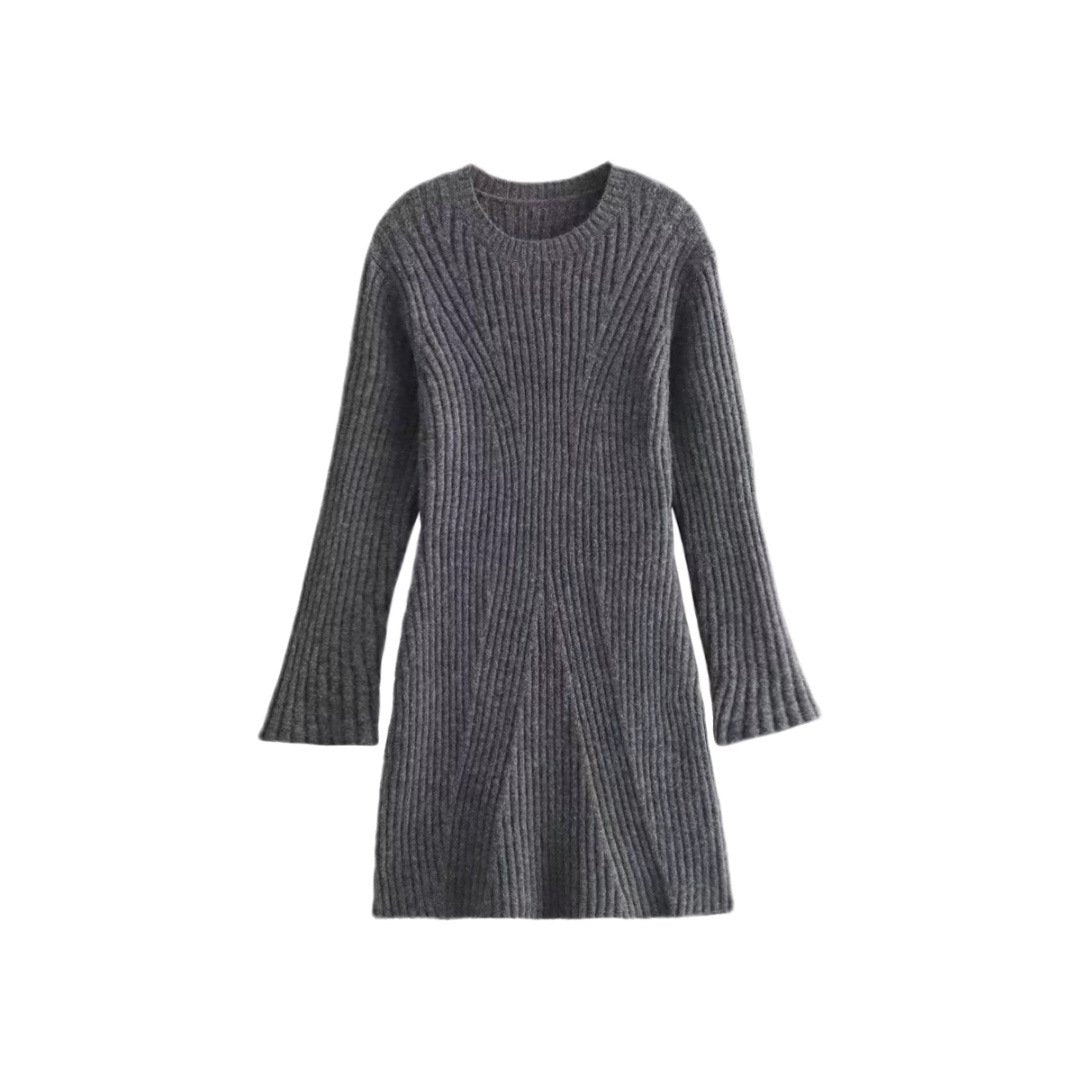 Soleil | Robe en Tricot avec Motifs Uniques et Tissu de Qualité pour Femmes