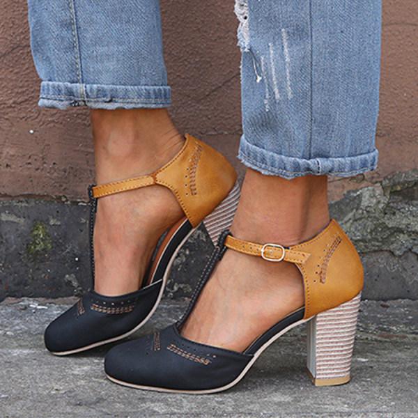 Mirela - Talons Vintage élégants et intemporels pour femmes