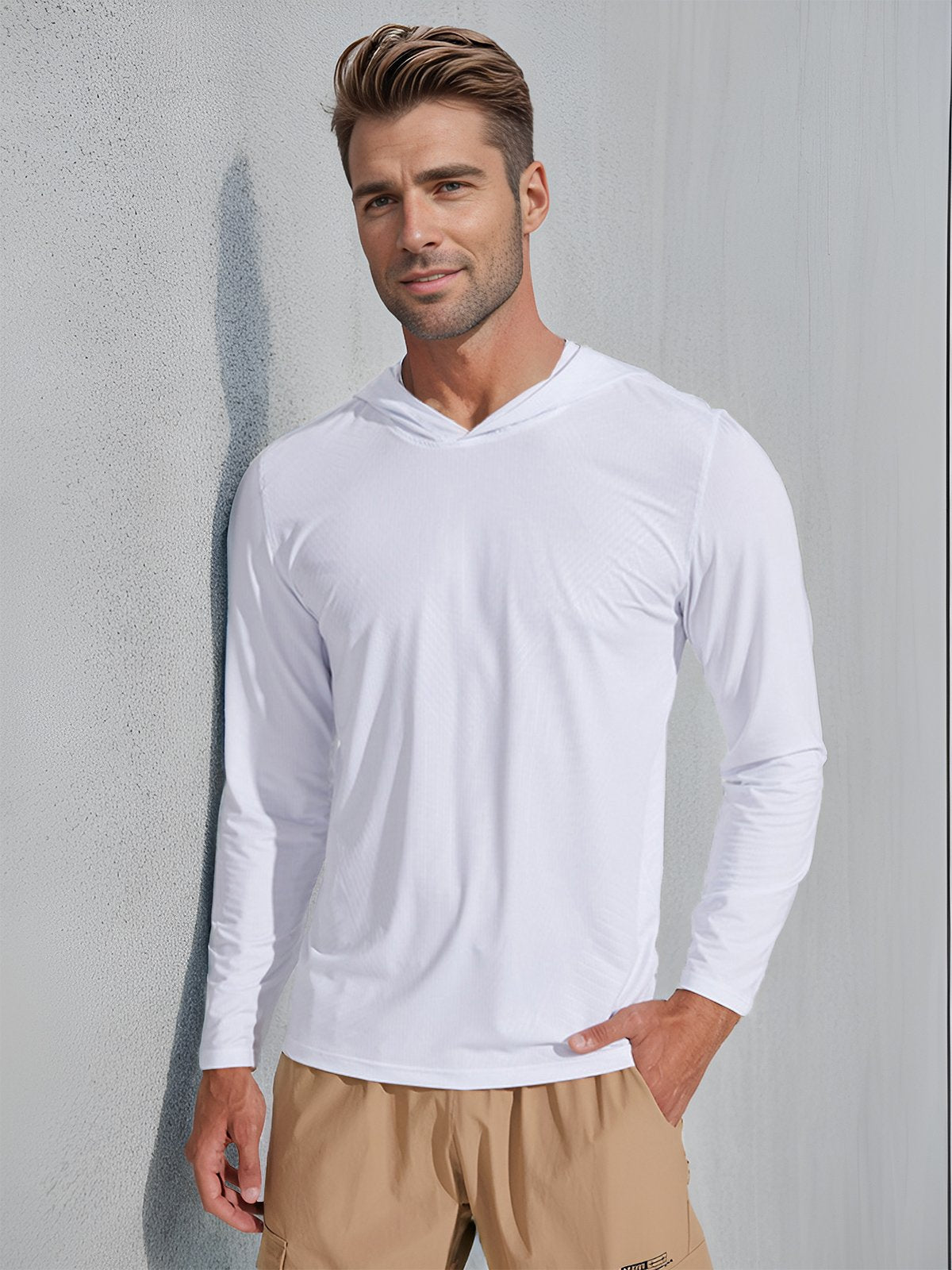 Athlétique | Chemise à séchage rapide avec Tissu Évacuant l'Humidité et Manches Raglan pour Hommes Actifs