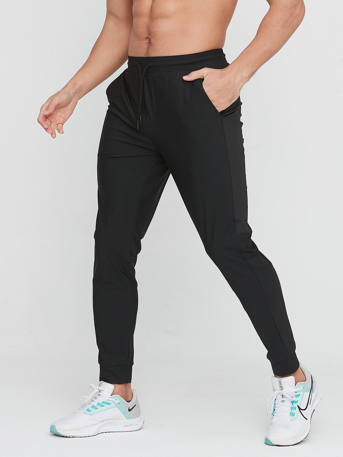 Auréole | Pantalon de jogging avec Tissu Ultra-Stretch et Évacuation d'Humidité pour Tous les Sports