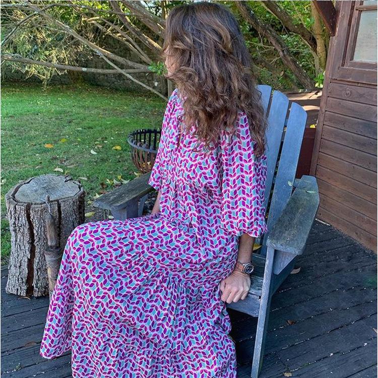 Alyssa | Robe maxi avec Imprimé Floral et Tissu Confortable pour Femmes