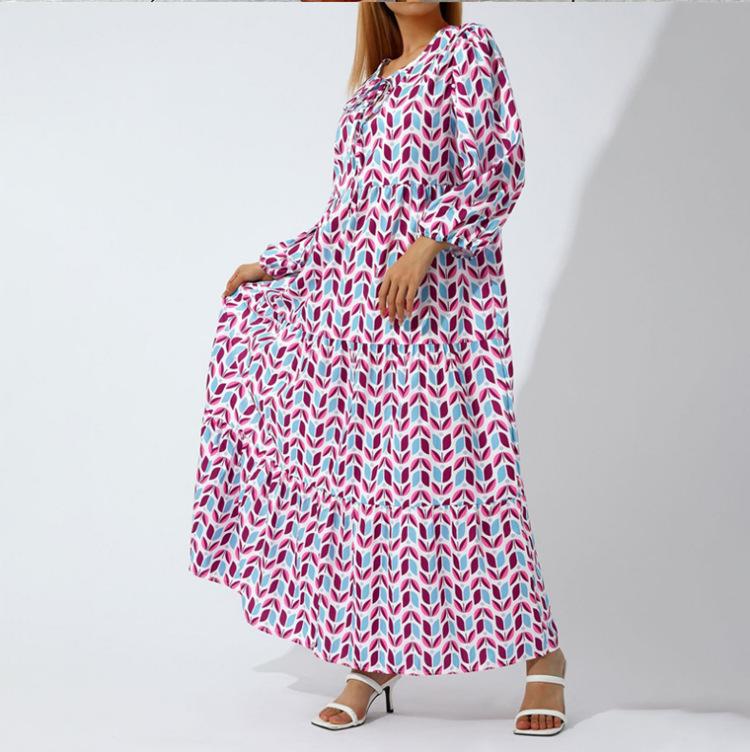 Alyssa | Robe maxi avec Imprimé Floral et Tissu Confortable pour Femmes