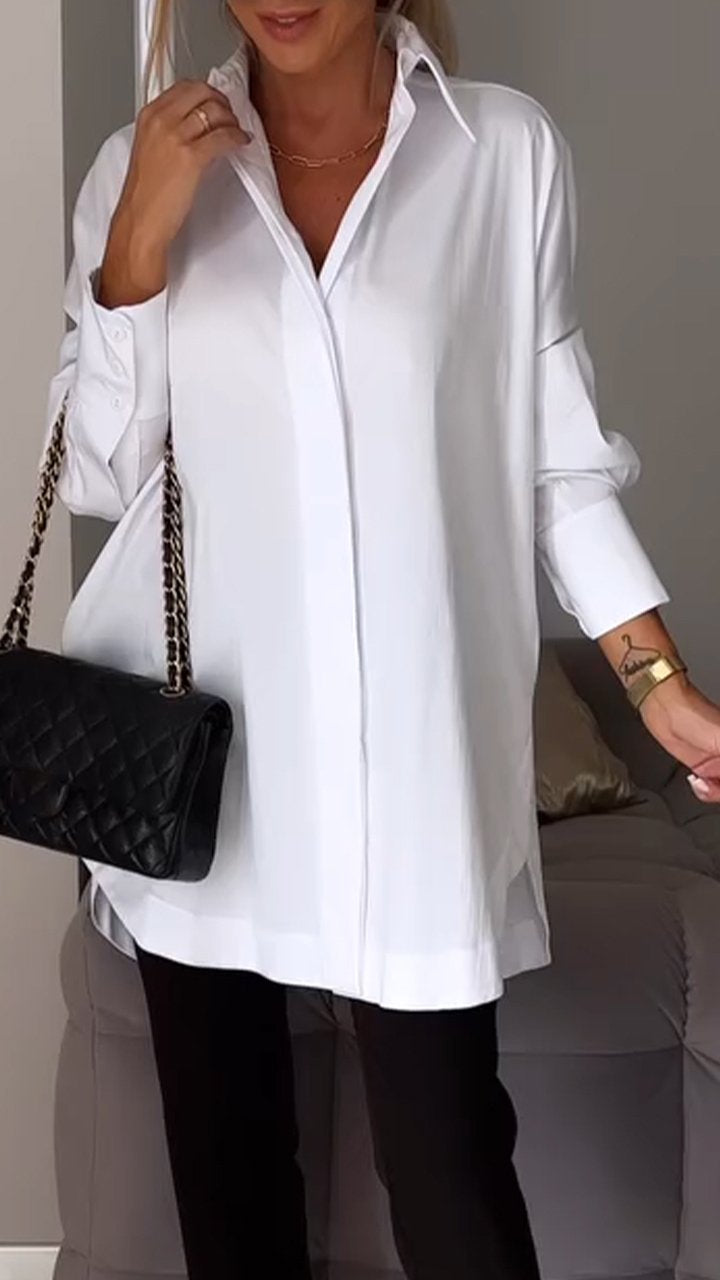 Celeste | Blouse en Mousseline de Soie avec Design Ample et Élégant pour Femmes