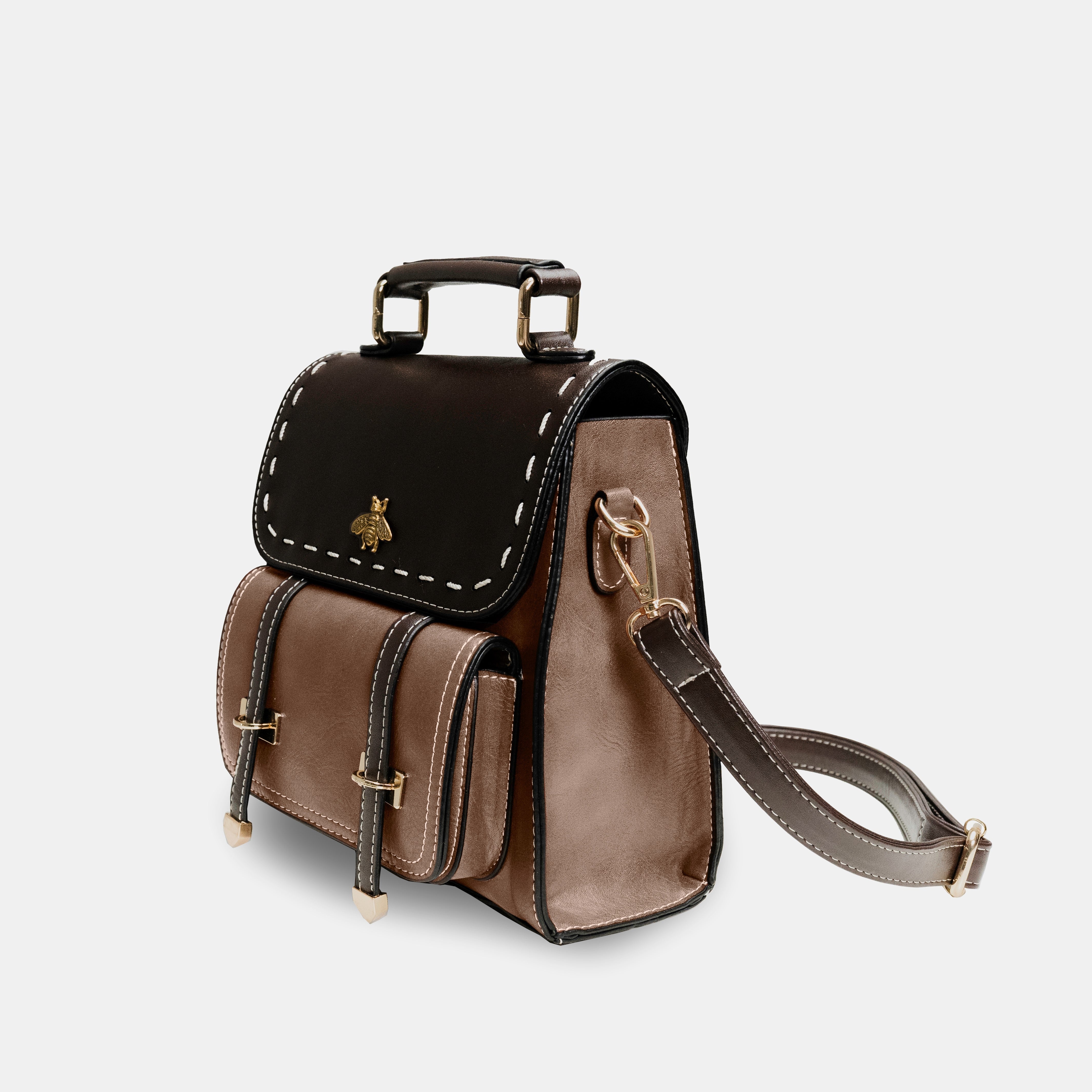 Bellevo | Vintage-Inspired Vegan Leather Backpack – Stylish, Spacious, and Versatile for Everyday Use