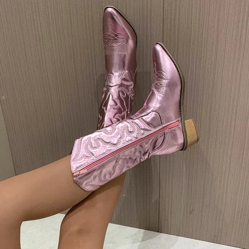 Ondina | Bottes métalliques audacieuses pour femmes
