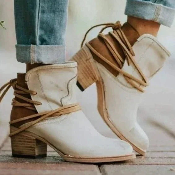 Fleur | Elegant New Leather Booties for Women