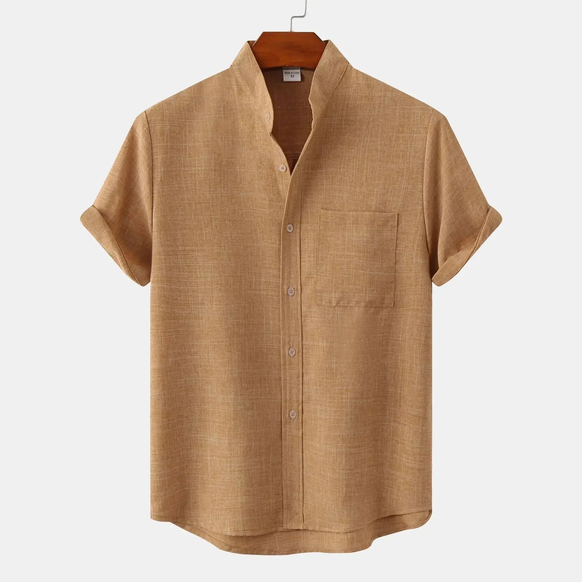 Chemise légère en lin pour hommes