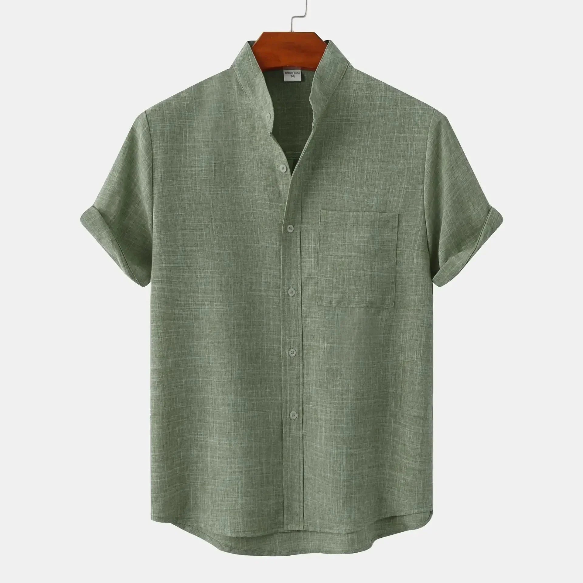 Chemise légère en lin pour hommes