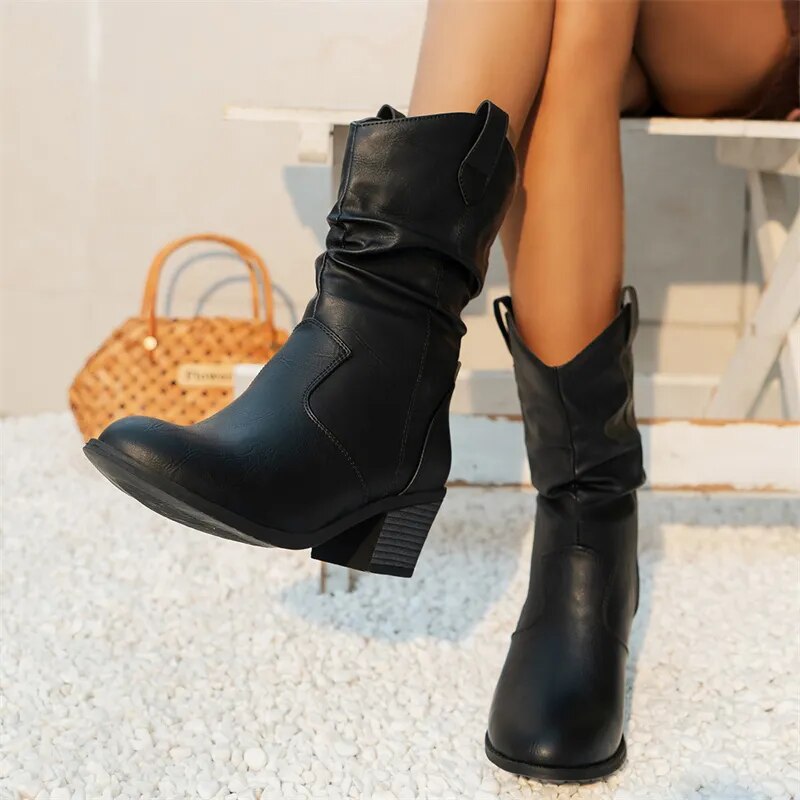 Luna | Bottes élégantes de style western pour femmes
