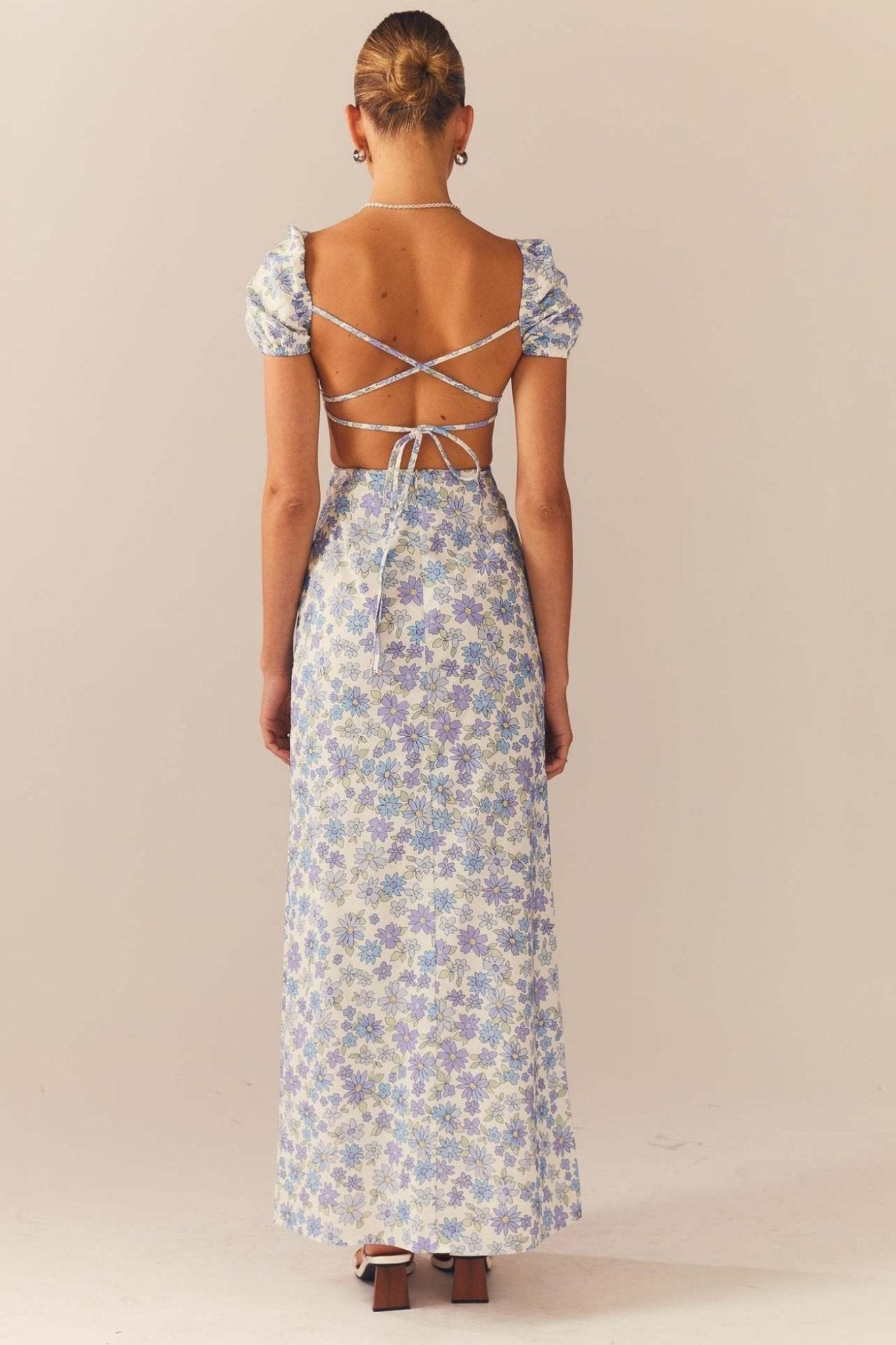 Aurelia | Robe Maxi avec Motifs Floraux et Tissu de Haute Qualité pour Femmes