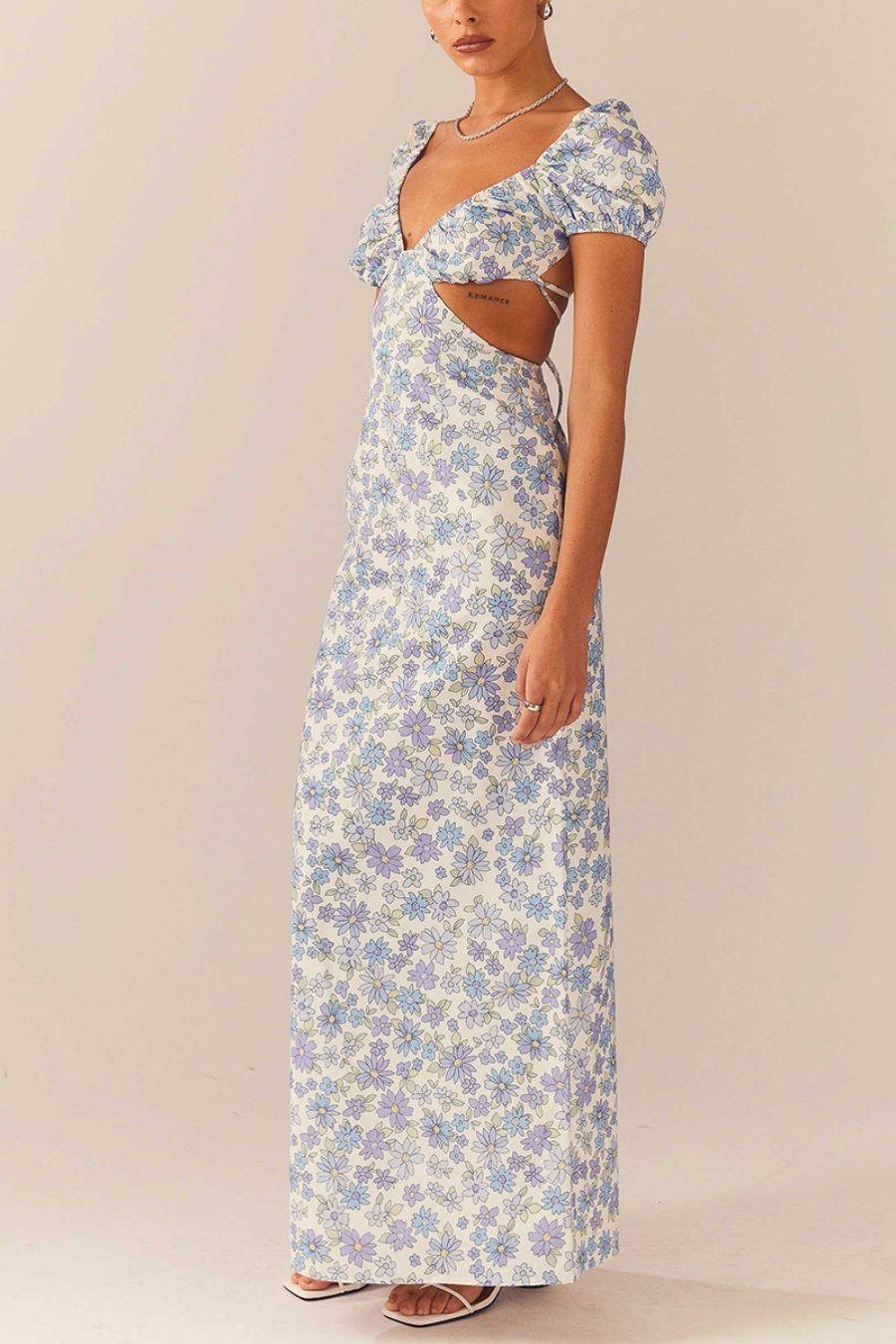 Aurelia | Robe Maxi avec Motifs Floraux et Tissu de Haute Qualité pour Femmes