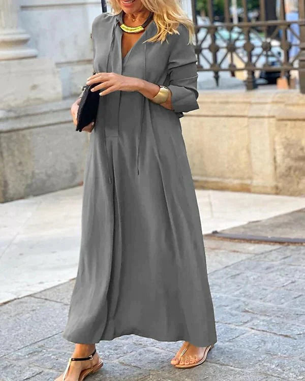 Aveline | Robe d'Automne avec Confort Élégant et Poches pour Femmes