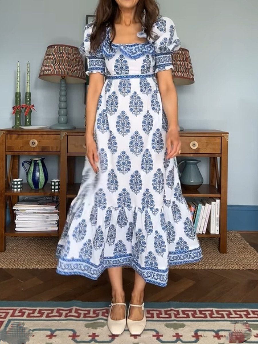 Celestine | Robe d'été avec Tissus de Qualité et Motifs Uniques pour Femmes