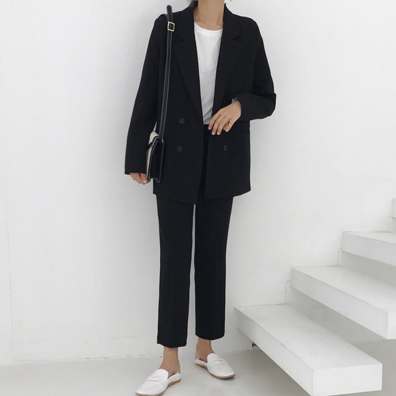 Céleste | Blazer avec Tissu Soyeux et Pantalon Indéformable pour Femme