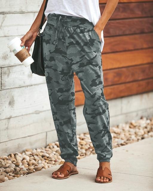 Zéphyr | Pantalon de Harem avec Tissu Doux et Motif Camouflage pour Hommes