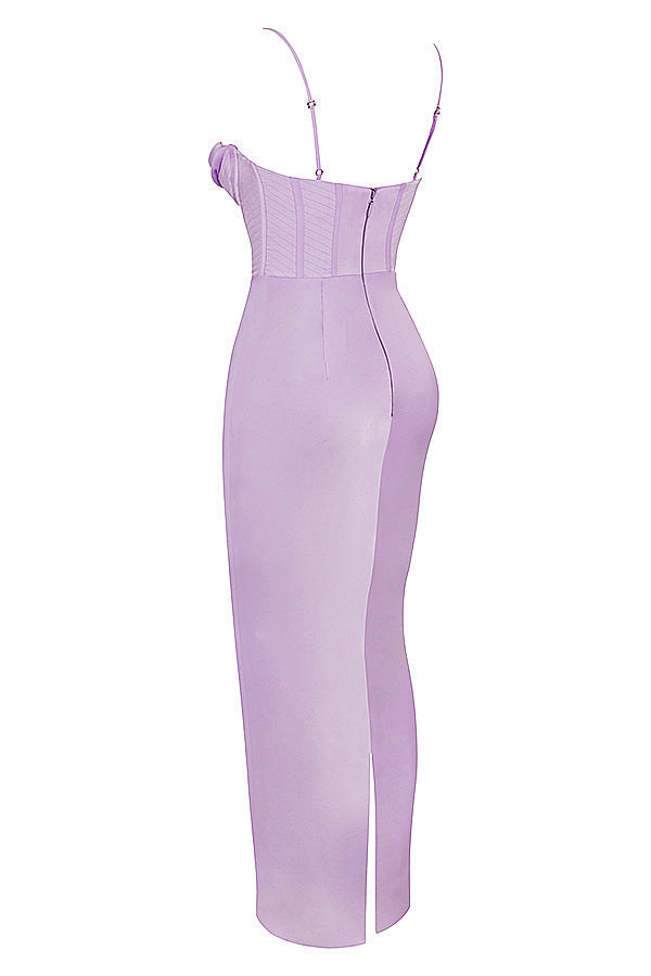 Sophia - Robe longue corset élégante