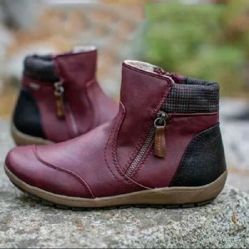 Regin - Bottes à fermeture éclair élégantes et confortables pour femmes