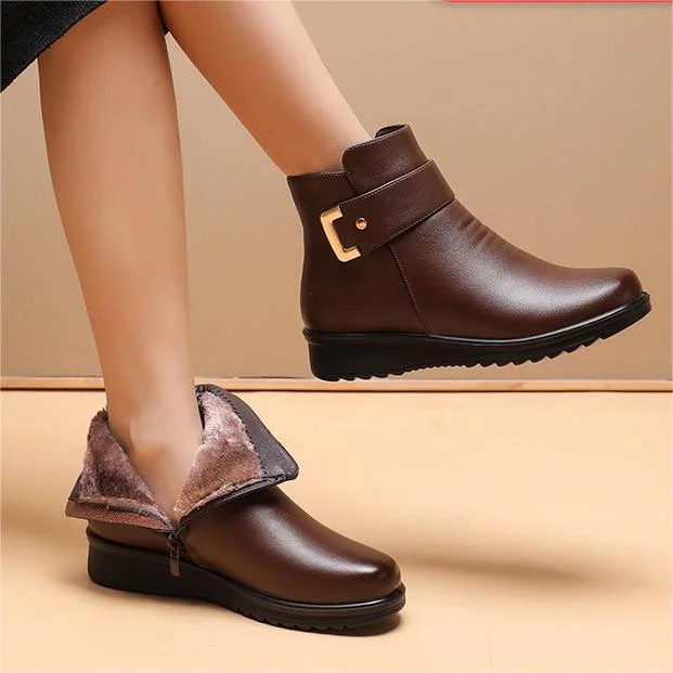 Nicollette - Bottes classiques élégantes à fermeture éclair pour femmes