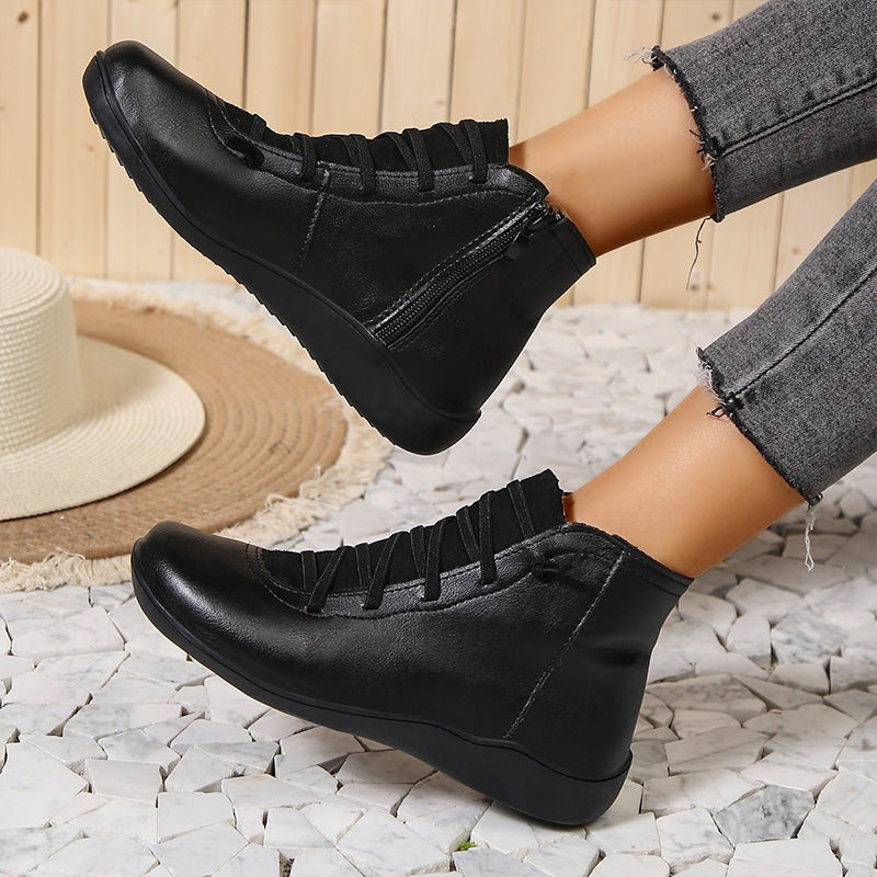 Meva - Chaussures à cheville élégantes et rétro pour femmes
