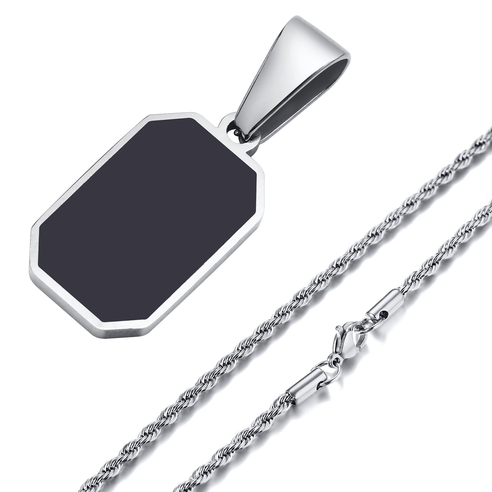 Zara | Collier en Acier Inoxydable avec Finition Émaillée et Design Audacieux pour Femme