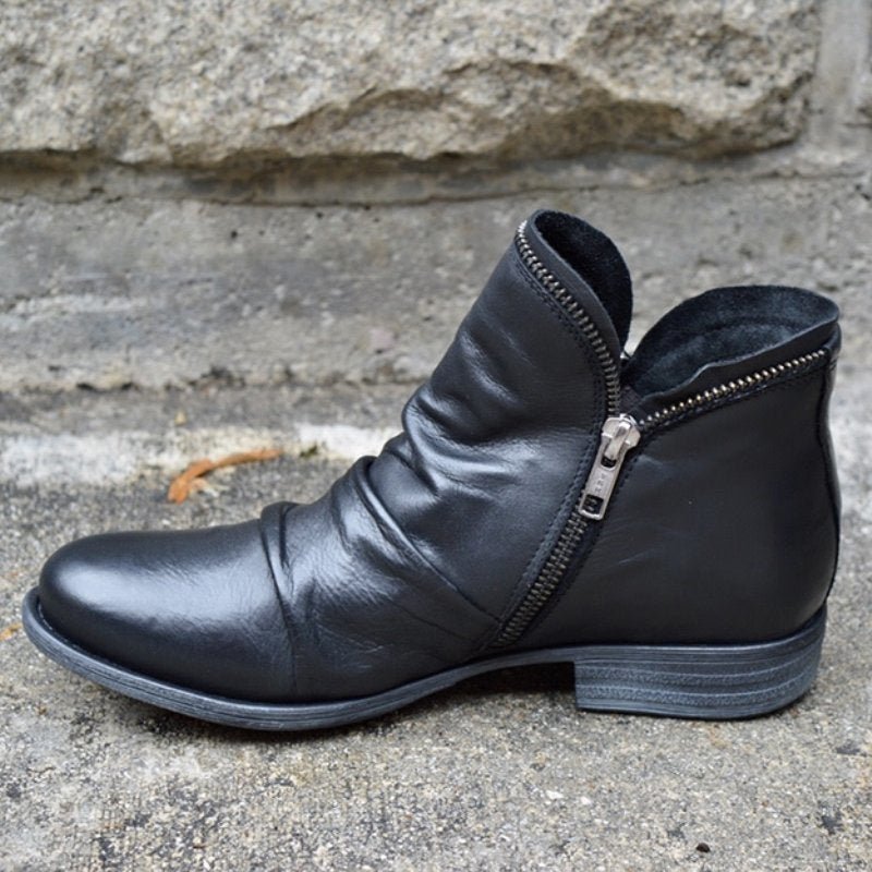 Stelle - Bottes classiques élégantes à fermeture éclair pour femmes
